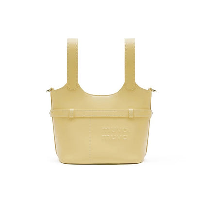 MUVA Leather Mini Bucket Bag