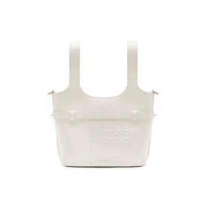 MUVA Leather Mini Bucket Bag