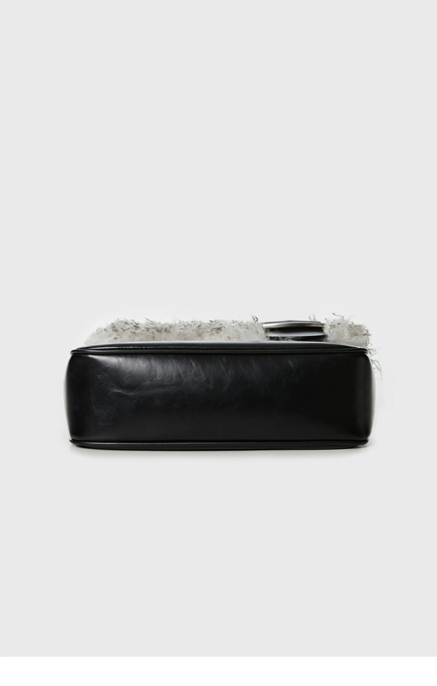 Faux Fur Leather Shoulder Bag